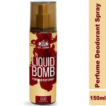 StJohn Deo Liquid Bomb Gold Edition Oud Perfume Deodorant Spray for Women 150ml