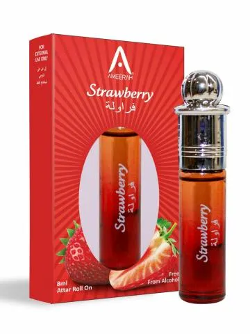 ST-JOHN Attar Strawberry  Floral Attar Fruity for Men and Women 8ml
