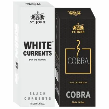 ST-JOHN Cobra 30ml and White Current 50ml Body Perfume Combo Gift Pack Eau de Parfum – 80 ml For Men and Women