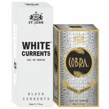ST-JOHN Cobra Limited Edition 100ml and White Current 50ml Body Perfume Combo Gift Pack Eau de Parfum – 150 ml For Men and Women