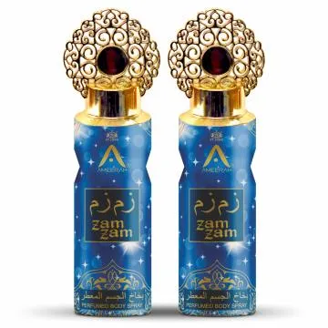 ST-JOHN Mukhallat Ameerah Long Lasting Perfumed Deodorant Spray – For Men and Women 400 ml Pack of 2