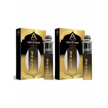 ST-JOHN Oud Al Arab Oud Agarwood  Floral Attar For Men and Women-8ml Each Pack of 2