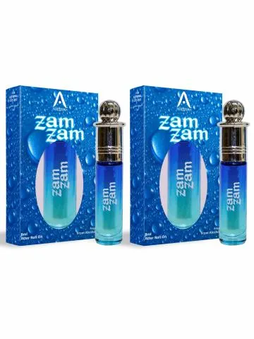 ST-JOHN Zam Zam Oud Agarwood  Floral Attar For Men and Women-8ml Each Pack of 2