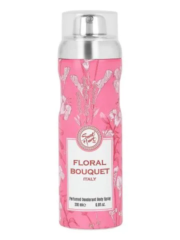 Sweet Heart Floral Bouquet Italy Pink Deodorant Perfumed Bodyspray 200ml