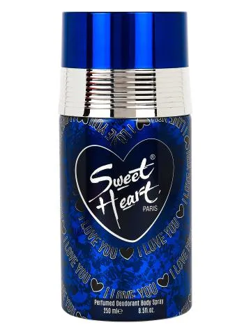 Sweet Heart I love You Blue Deodorant Perfumed Bodyspray 250ml