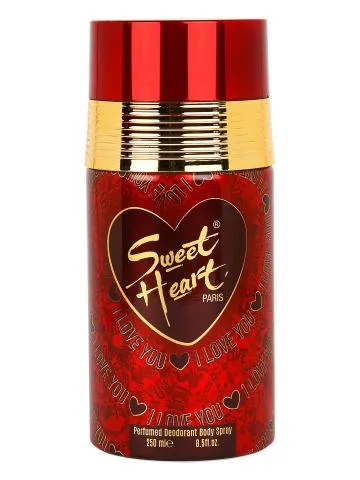 Sweet Heart I love You Red Deodorant Perfumed Bodyspray 250ml