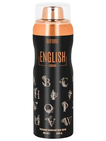 Sweet Heart Oxford London English Black Deodorant Perfumed Bodyspray 200ml