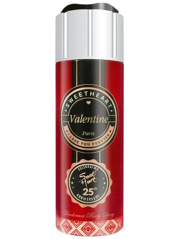 Sweet Heart Valentine Paris Deodorant Perfumed Bodyspray 200ml