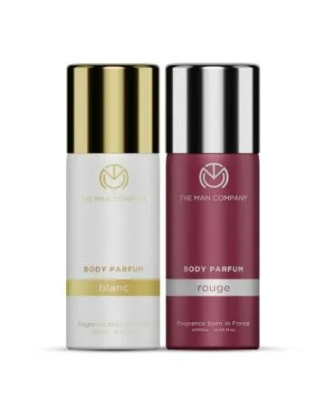 THE MAN COMPANY Blanc and Rouge Body Perfume Combo Set Perfume For Men – 240 ml