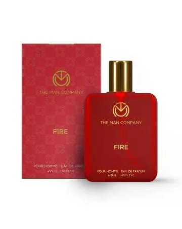 The Man Company Fire EDP – 50ml – Perfume For Men – Premium Long Lasting Fragrance – Fresh Floral and Woody – Gift For Men