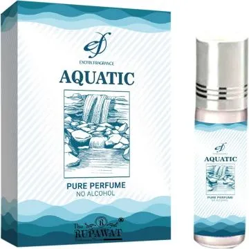The Rupawat perfumery house Aquatic Attar Premium Rollon 6Ml Floral Attar Natural