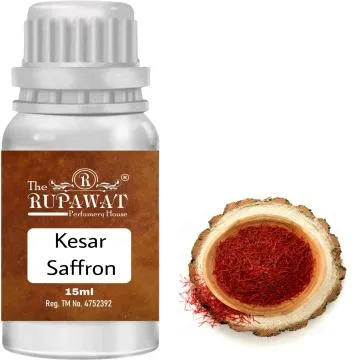 The Rupawat perfumery house Attar Kesar Saffron 15ml Floral Attar Natural
