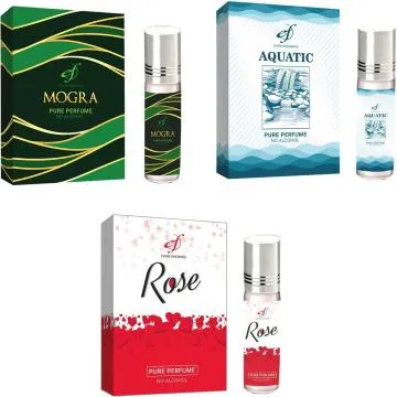 The Rupawat perfumery house Attar Mogra Aquatic Rose 6ml Floral Attar Natural