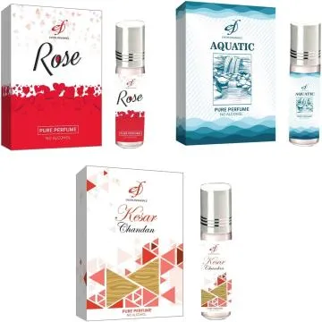 The Rupawat perfumery house Attar Rose Aquatic Kesar Chandan 6ml Floral Attar Natural