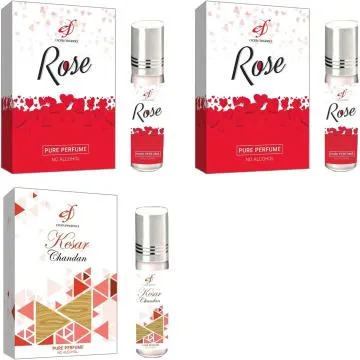 The Rupawat perfumery house Attar Rose Kesar chandan Rose 6ml Floral Attar Natural