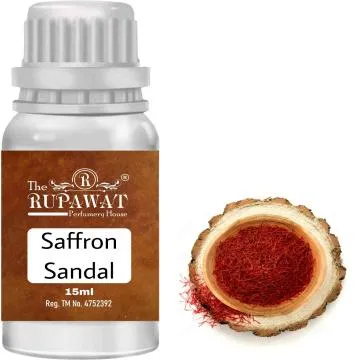 The Rupawat perfumery house Attar Saffron Sandal15ml Floral Attar Natural