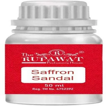 The Rupawat perfumery house Premium Saffron Sandal Attar 50ml Floral Attar Natural