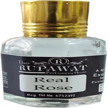 The Rupawat perfumery house Real Rose Premium perfume for men and women 12ml Floral Attar Natural