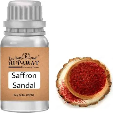 The Rupawat perfumery house Sandal Saffron 25ml Floral Attar Natural