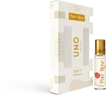 UNO Aroma Pure Rose Roll-On-Attar With Long Lasting Fragrance Perfume – 8 ml