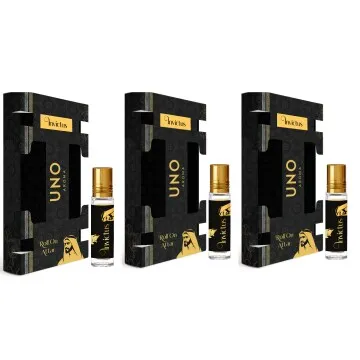 UNO Aroma Unisex Invictus Roll-On-Attar With Long-Lasting Fragrance Perfume Pack Of 3 – 8ml Each