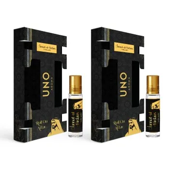 UNO Aroma Unisex Jannat Ul Firdaus Roll-On-Attar Long-Lasting Fragrance Perfume Pack Of 2 – 8ml Each
