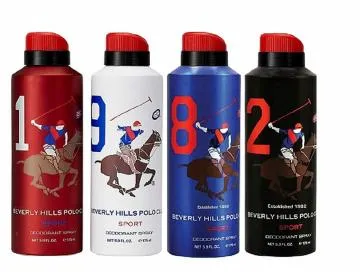 US Polo Association Beverly Hills Polo Club Deodorant Spray for Men 700ml Pack of 4