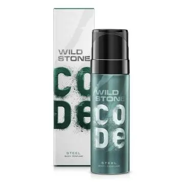 Wild Stone CODE Steel No Gas Long Lasting Body Perfume Spray for Men 150ml