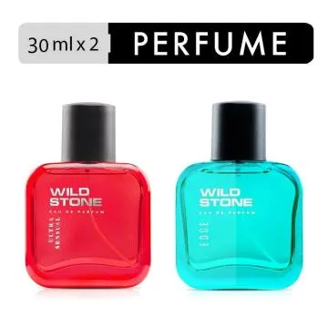 Wild Stone Edge and Ultra Sensual Perfume Combo for Men 30ml Pack of 2