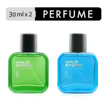 Wild Stone Forest Spice and Hydra Energy Perfume Combo for Men 30ml Pack of 2