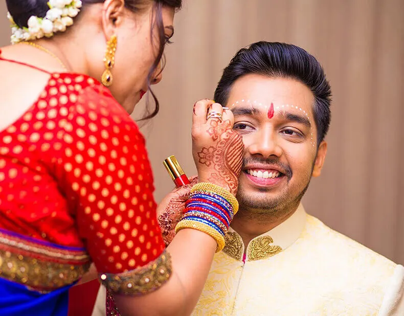 Bride Groom Makeup