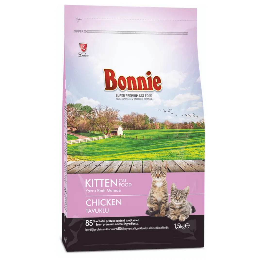 Bonnie Kitten Cat Food – Chicken Adult Cat 1.5kg