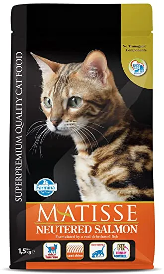 Farmina Matisse Neutered Salmon Cat Dry Food Adult Cat 1.5Kg