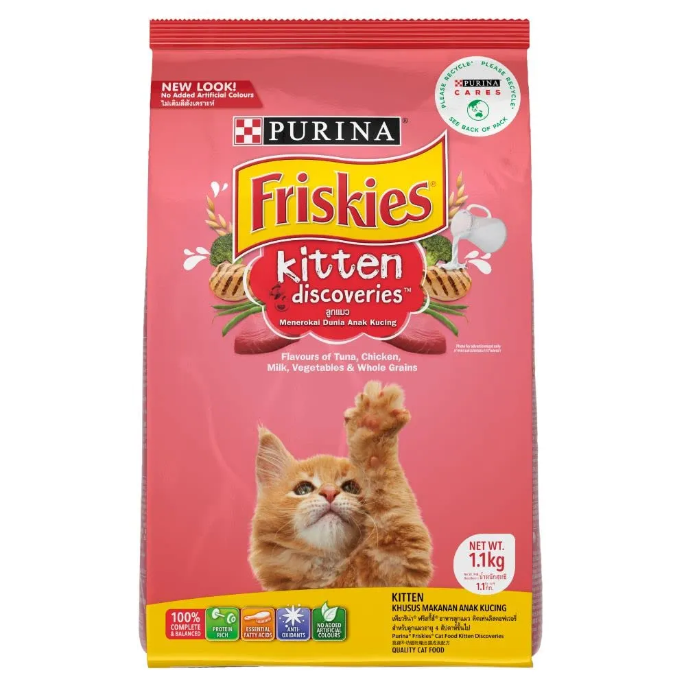 Friskies Kitten Discoveries Cat Food Adult Cat 1.1kg