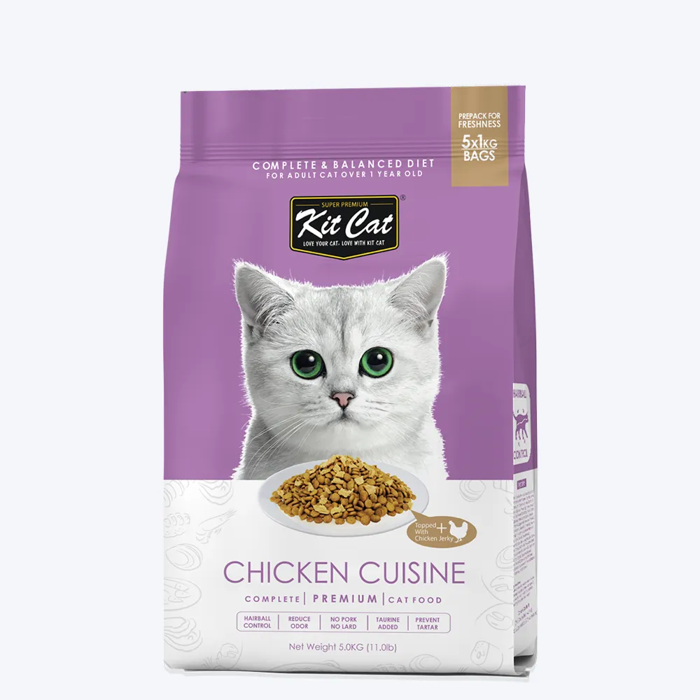 Kit Cat Chicken Cuisine Premium Cat Food Adult Cat 400g