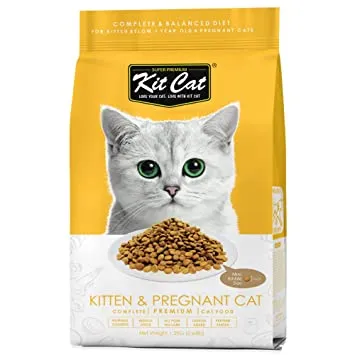 Kit Cat Kitten  and  Pregnant Premium Cat Food Adult Cat 1.2kg