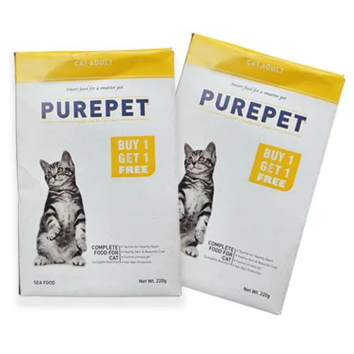 Purepet Sea Food Adult Cat Dry Food Buy 1  Get 1 Free Adult Cat 220g