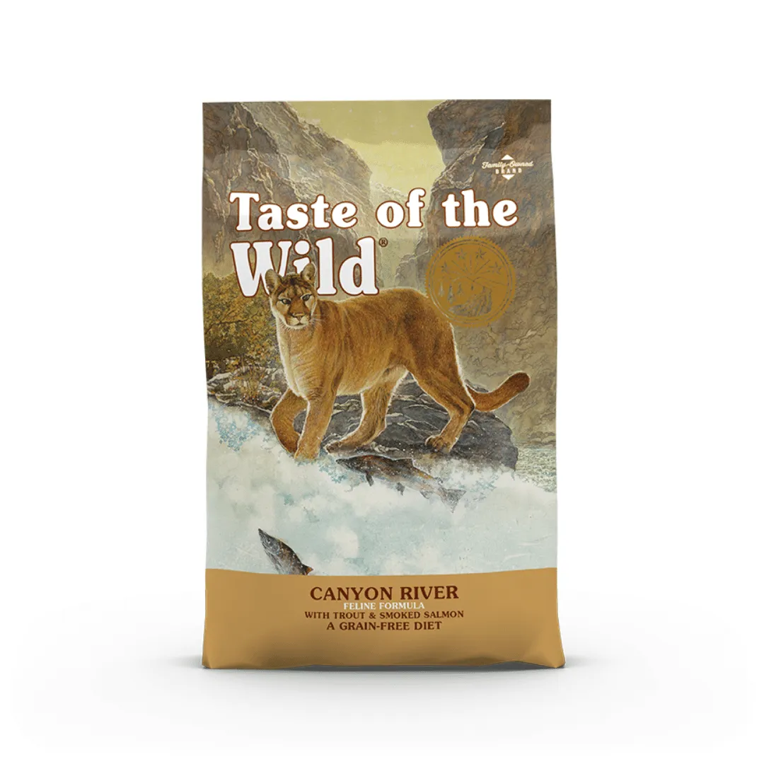 Taste Of The Wild Canyon River Feline Formula With Trout  and  Smoked Salmon Adult Cat 2Kg