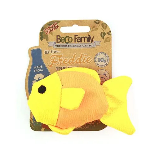 BecoPets Freddie Fish Catnip Toy All Ages 1