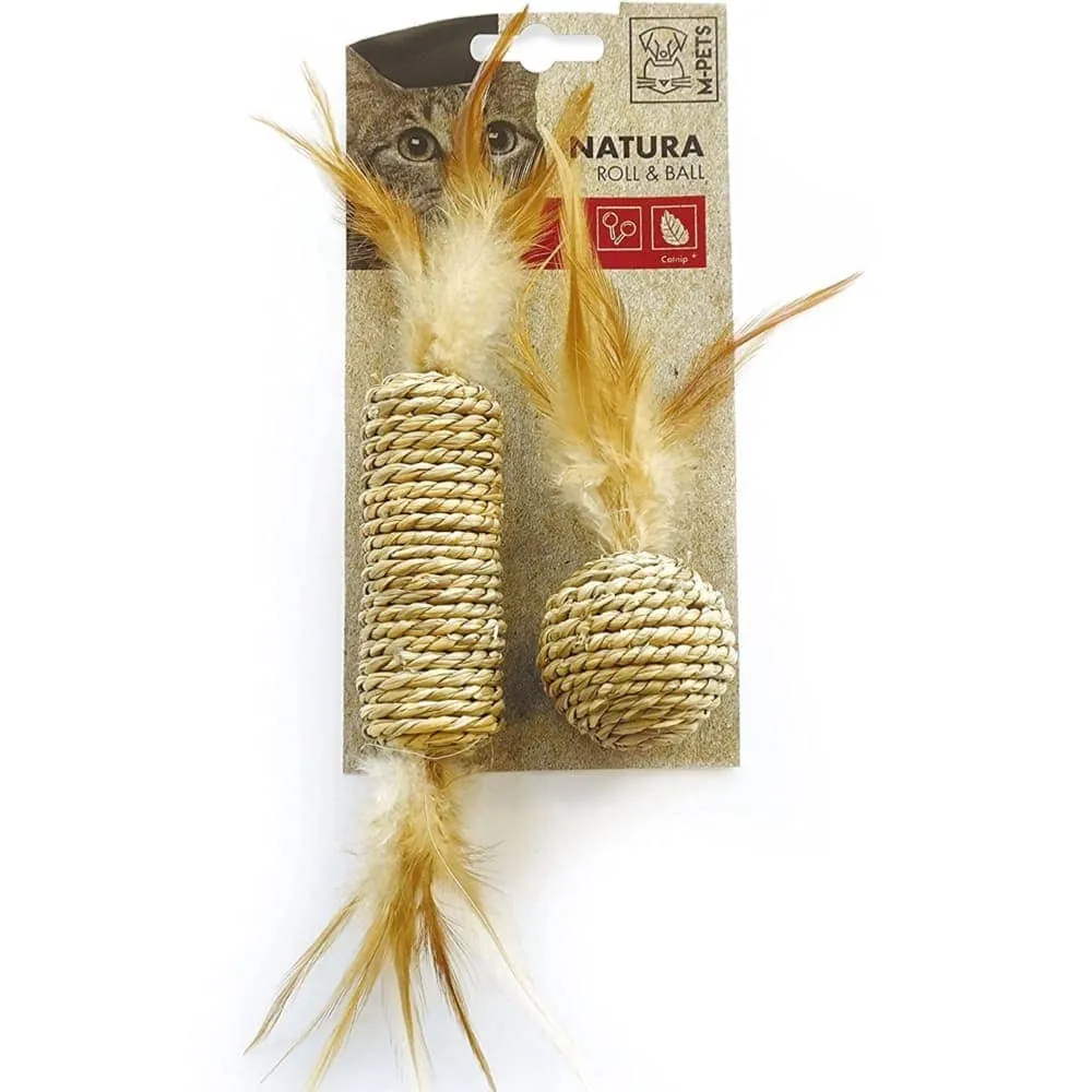 M-Pets Natura Seagrass Roll  and  Ball All Ages 1