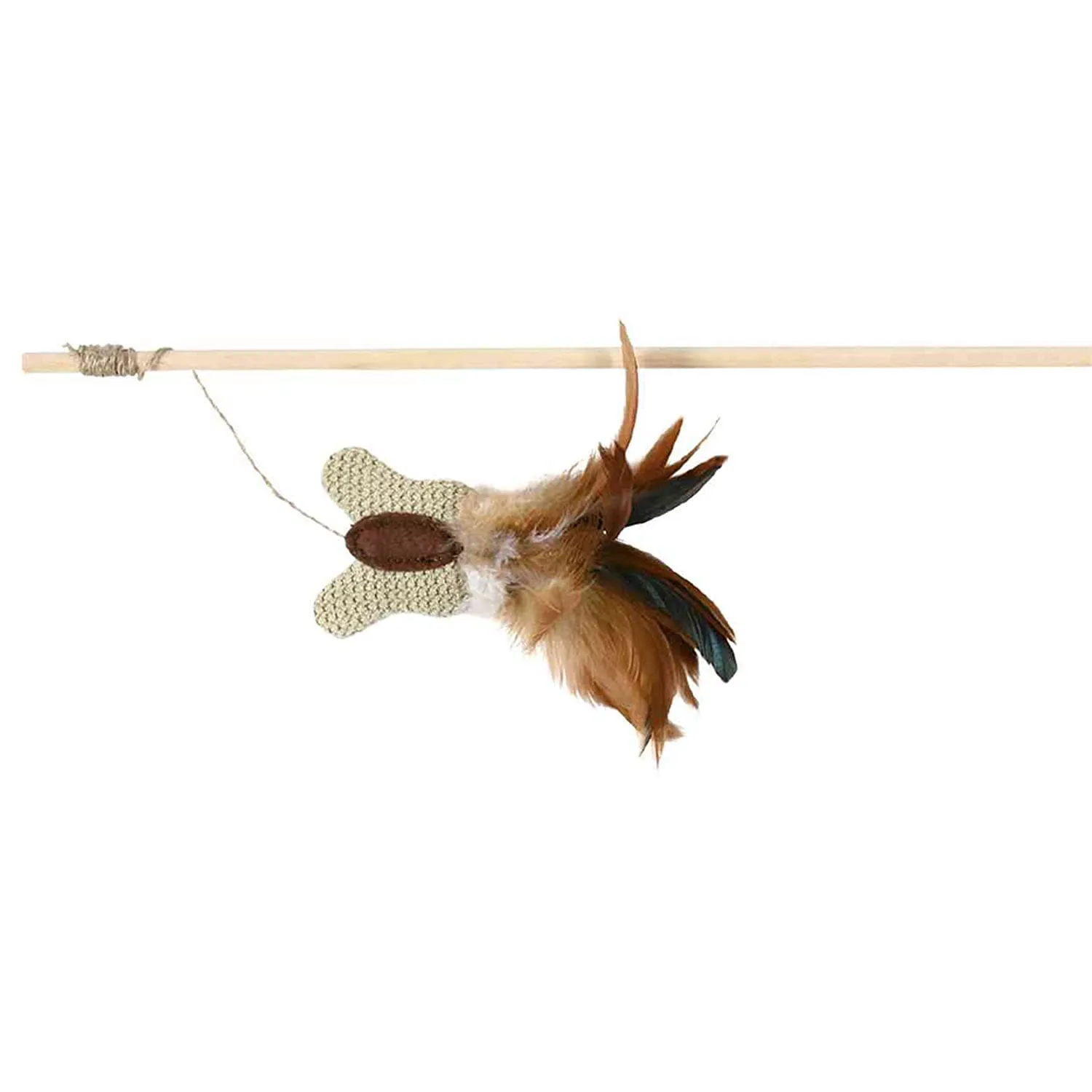 Trixie Playing Rod With Butterfly Cat Toy All Ages 1