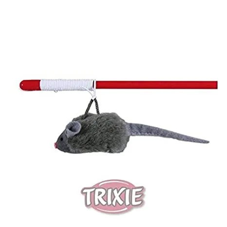 Trixie Squeaky Playing Rod Cat Toy – 1 PC All Ages 1