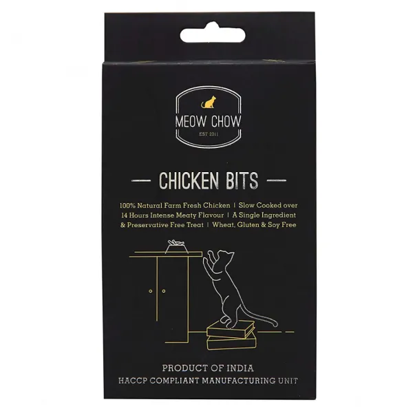 Doggie Dabbas Meow Chow Chicken Bite For Cat All Ages 50g