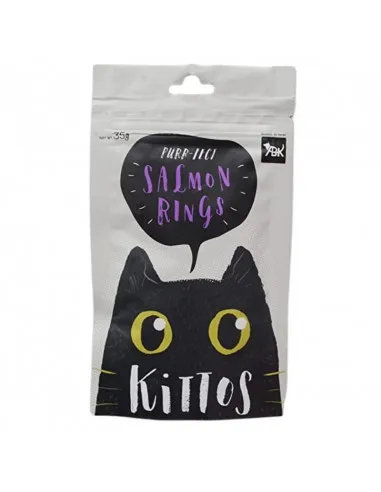 Kittos Salmon Ring Treat Cat pack of 3 All Ages Pack of 3