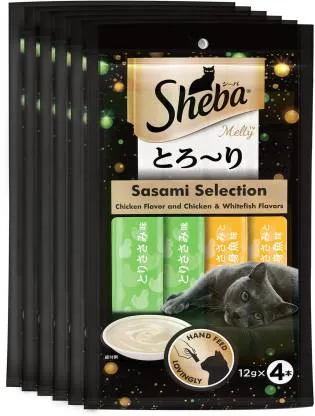 Sheba Sasami Selection Chicken  and  Whitefish Flavors Pack of 12 All Ages Pack of  12