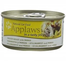 Applaws Chicken Breast With Mango In A Tasty Jelly Cat Tin Adult Cat 70g