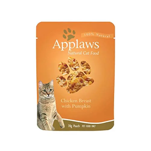 Applaws Chicken Breast With Pumpkin Cat –   Pouch   Adult Cat 70g