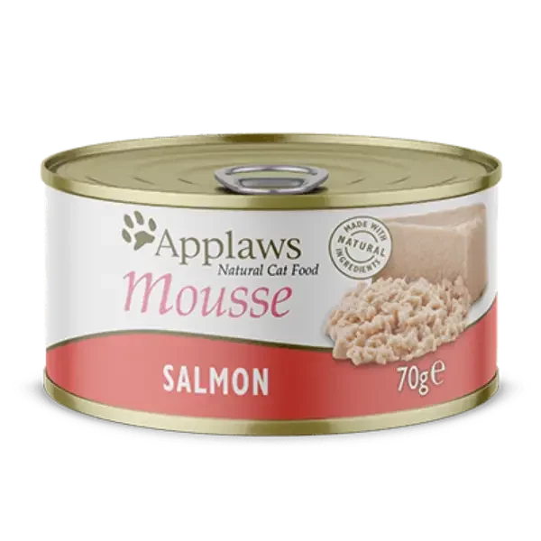 Applaws Salmon Mousse Cat Tin Adult Cat 70g