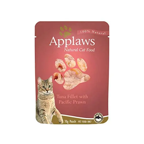 Applaws Tuna Fillet With Pacific Prawn Cat –   Pouch   Adult Cat 70g