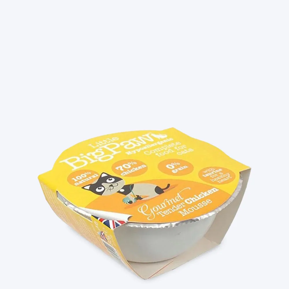 Little Big Paw Gourmet Tender Chicken Mousse Cup Adult Cat 85g